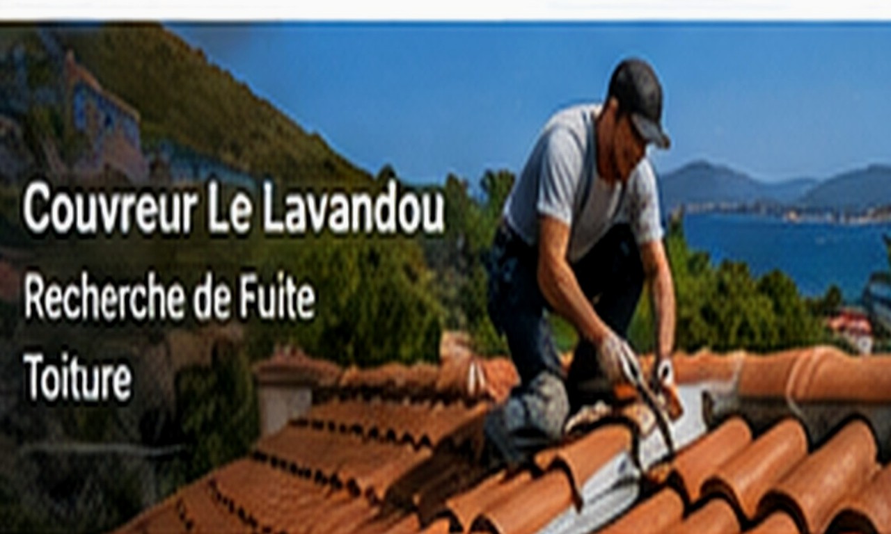 Chantier de couverture à Le Lavandou